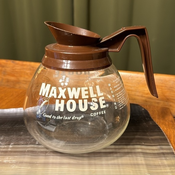 Vintage Maxwell House Glass Coffee E-174 Carafe Vintage Maxwell House Coffee Pot - Picture 6 of 13
